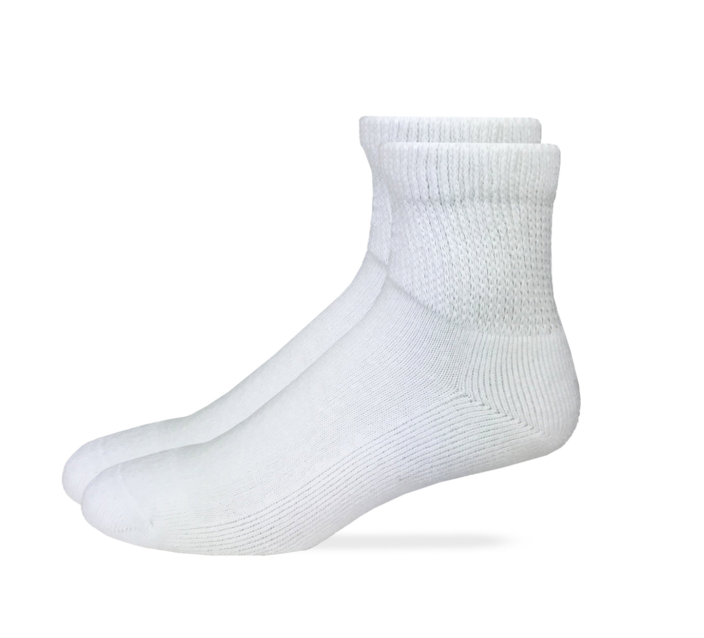 Carolina Ultimate Non-Binding Cotton Quarter Socks 2 Pair