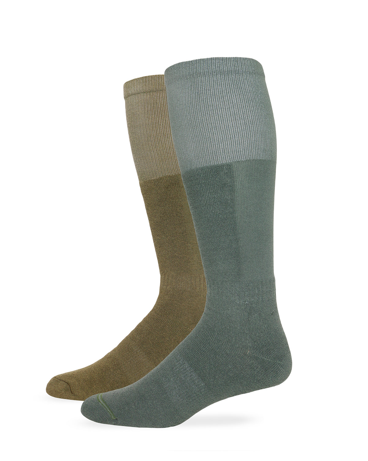 Wrangler Mens Moisture Wicking over the calf Tall Boot Socks 2 Pair Pack