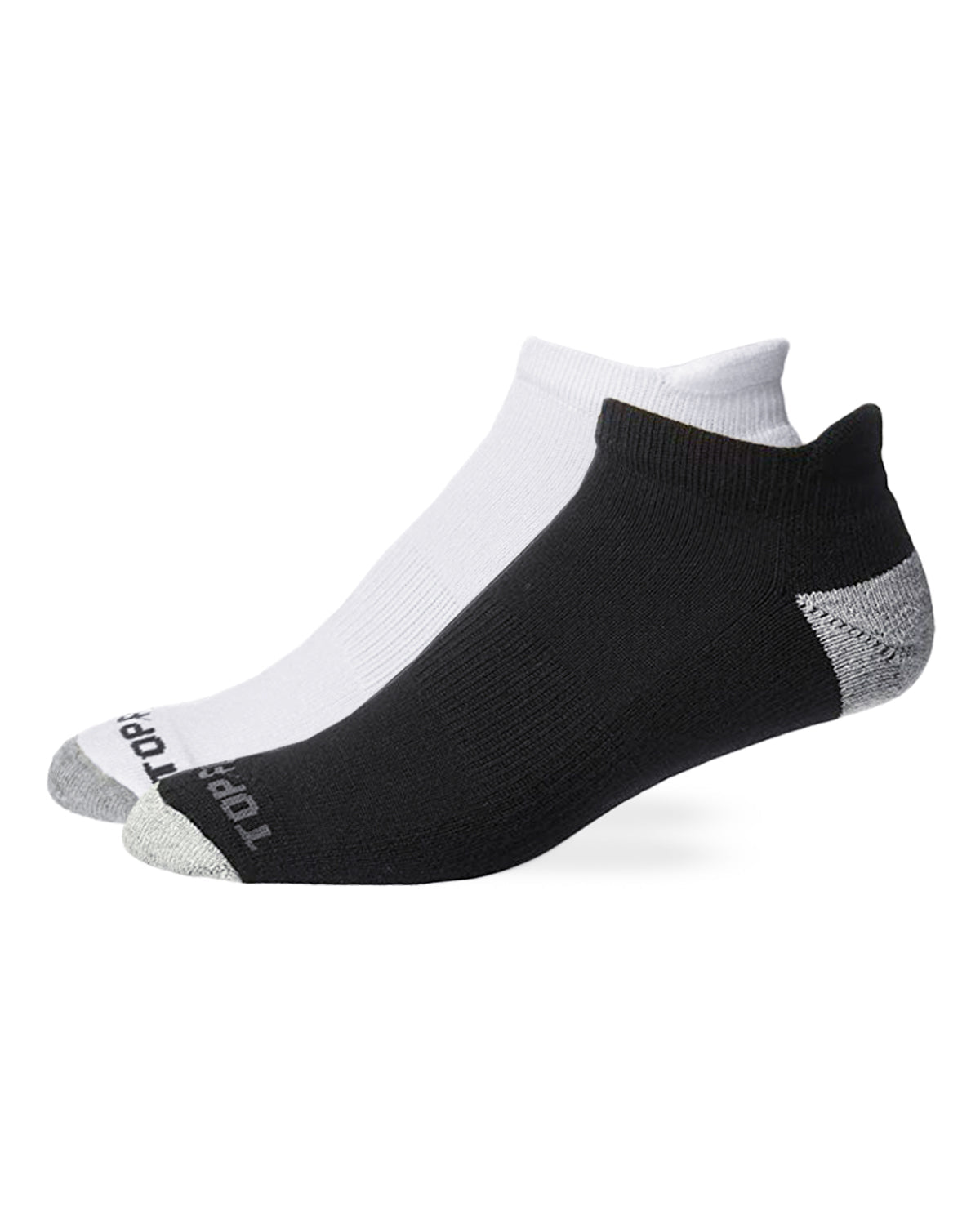 Top Flite Men's Ultra-Dri Heel Tab Low Cut Socks 2 Pair Pack