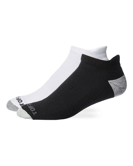 Top Flite Men's Ultra-Dri Heel Tab Low Cut Socks 2 Pair Pack
