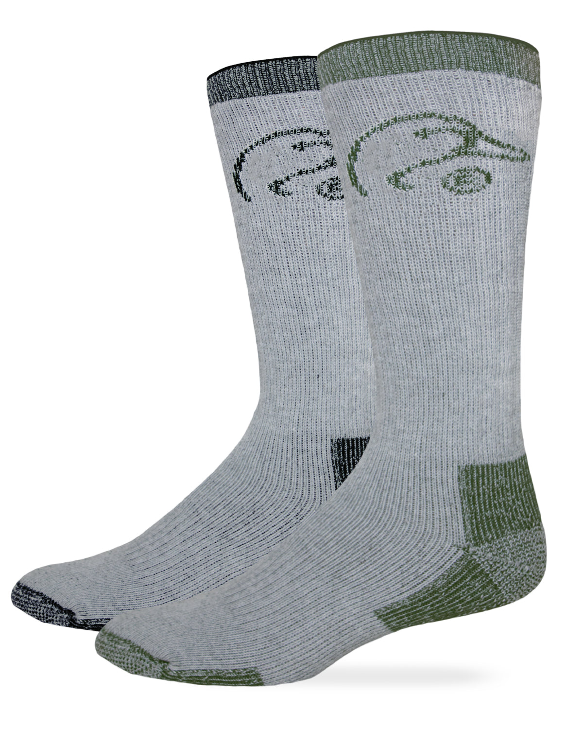 Ducks Unlimited Men's Full Cushion Merino Wool Blend Boot Socks 2 Pair