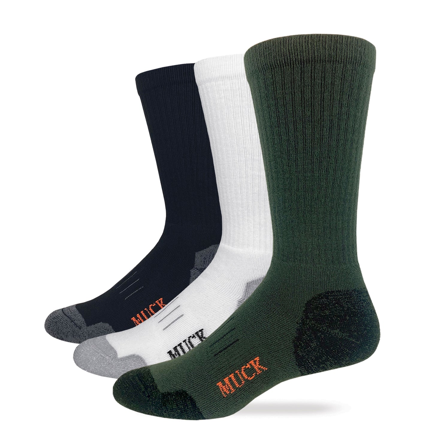 Muck Boot Mens Ultra Dri Full Cushion Quarter Socks 2 Pair Pack