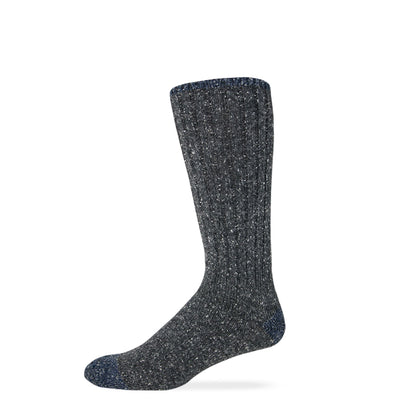 Wise Blend Men's Marl Mid Calf Boot Socks 1 Pair