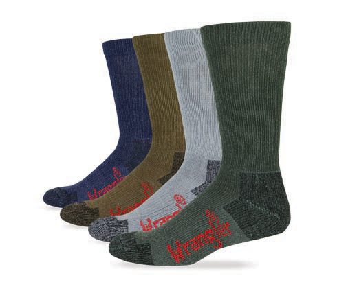 Wrangler Riggs Men's Ultra-Dri Work Boot Socks 4 Pair