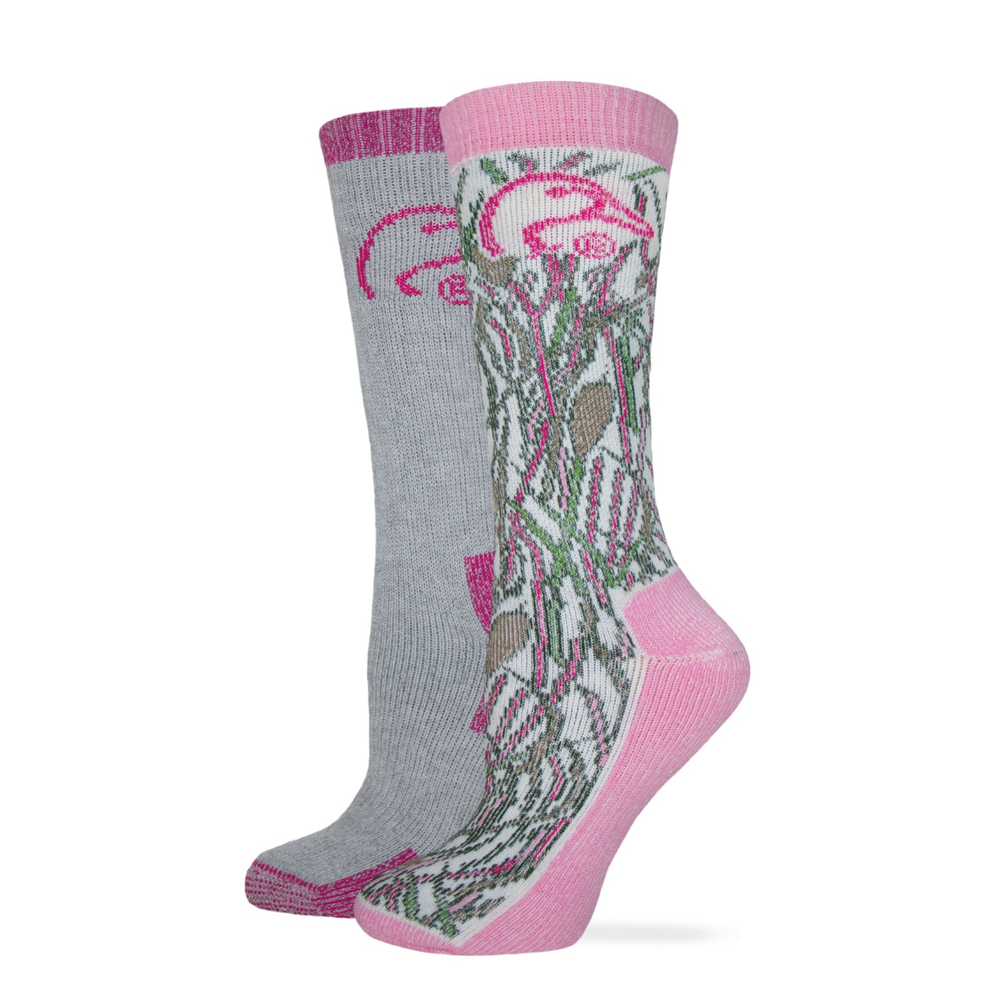 Ducks Unlimited Ladies Merino Wool Blend Boot Socks 2 Pair