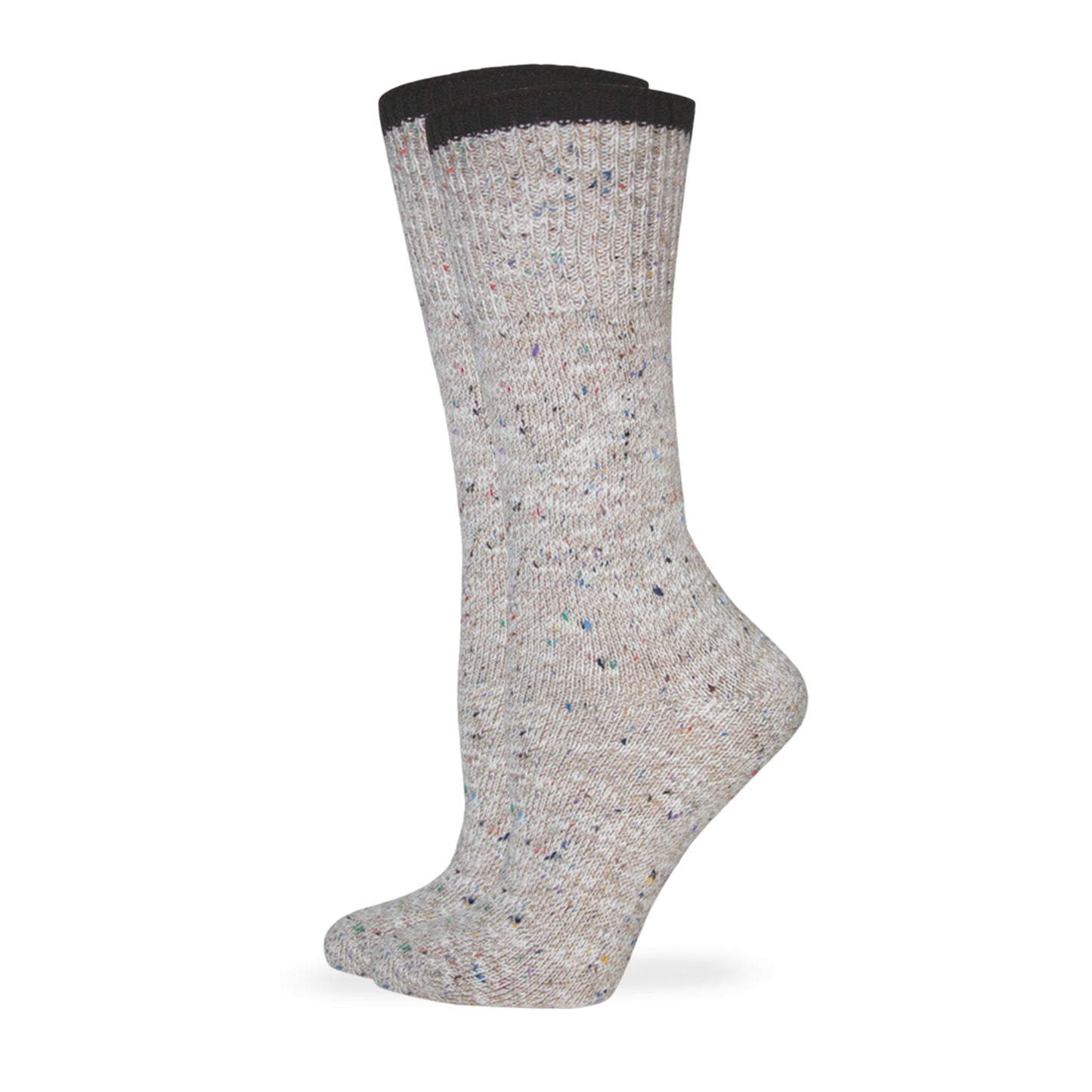 Wise Blend Ladies Fleck Marl Crew Socks 1 Pair Pack