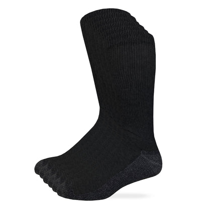 Carolina Ultimate Men's Non-Binding Everyday Crew Socks 6 Pair Pack