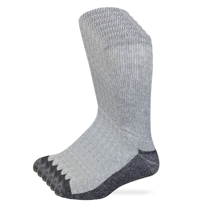 Carolina Ultimate Men's Non-Binding Everyday Crew Socks 6 Pair Pack