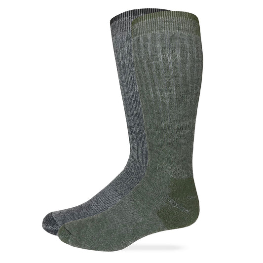 Carolina Ultimate Mens Merino Wool Full Cushion Boot Socks 2 Pair Pack