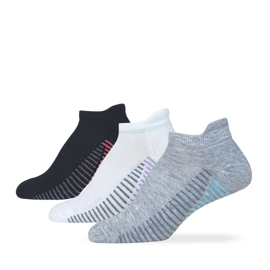 Carolina Ultimate Ladies Ultra-Dri Cushion Foot Heel Tab Socks 3 Pair