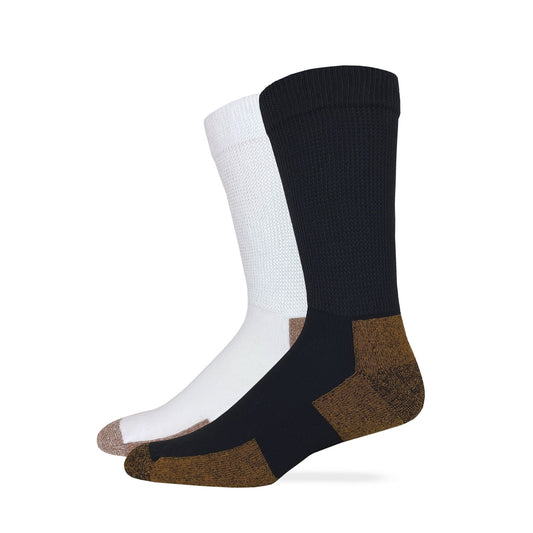 Carolina Ultimate Men's Non-Binding Cupron Copper Socks 2 Pair Pack