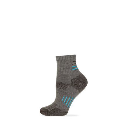Wise Blend Ladies Merino Wool Blend Hiker Quarter Sock 1 Pair Pack