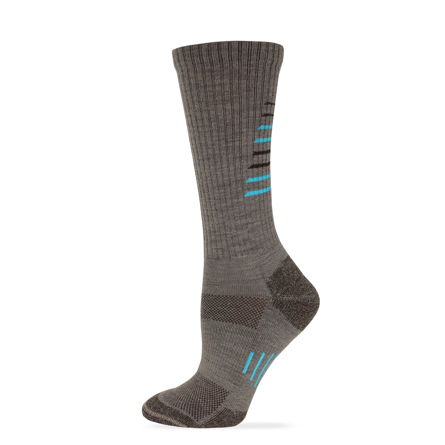 Wise Blend Ladies Merino Wool Blend Hiker Crew Socks 1 Pair Pack