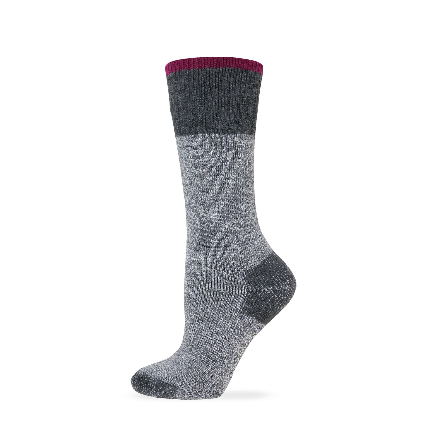 Wise Blend Womens Merino Wool Blend Marl Full Cushion Boot Socks 1 Pair