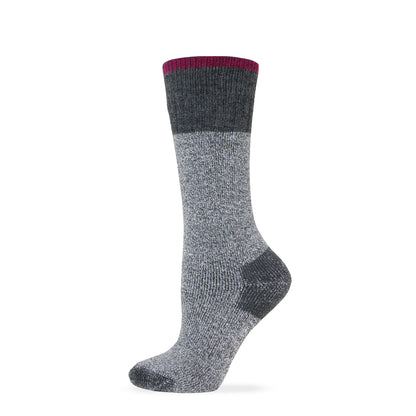 Wise Blend Womens Merino Wool Blend Marl Full Cushion Boot Socks 1 Pair