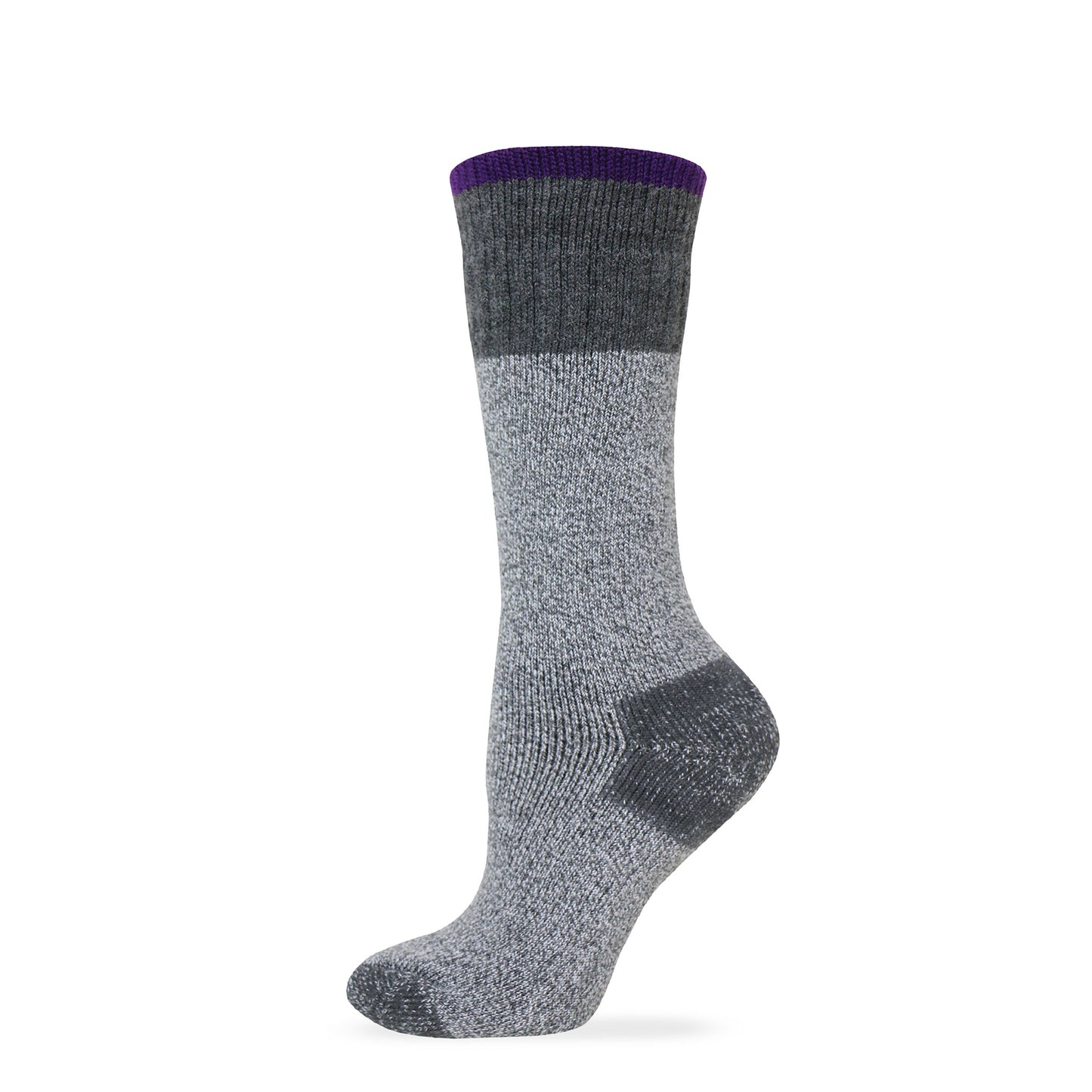 Wise Blend Womens Merino Wool Blend Marl Full Cushion Boot Socks 1 Pair