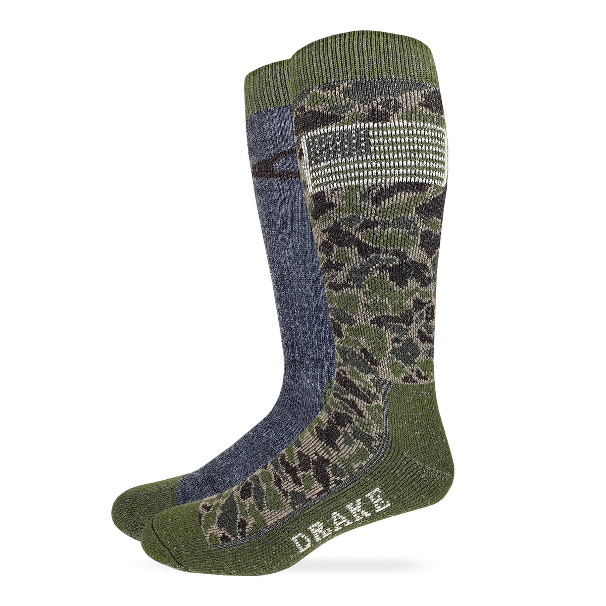 Drake Ameri-Camo Merino Wool Blend Boot Sock 2 Pair Pack