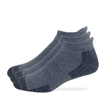Carolina Ultimate Mens Ultra Dri Low Cut Heel Tab Athletic Socks 3 Pair Pack