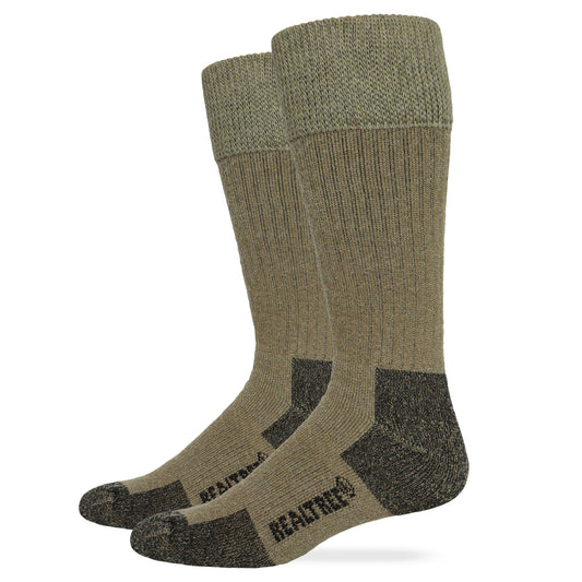 Realtree Mens Merino Blend Non Binding Comfort Top Tall Boot Socks 2 Pair Pack