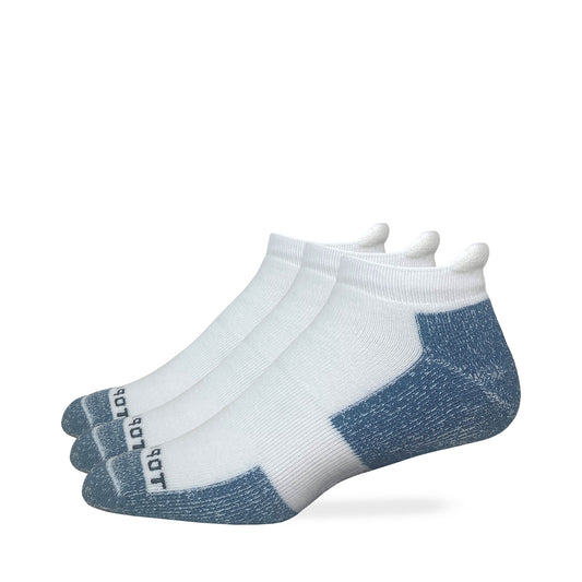 Top Flite Mens Full Cushion Low Cut Tab Socks 3 Pack