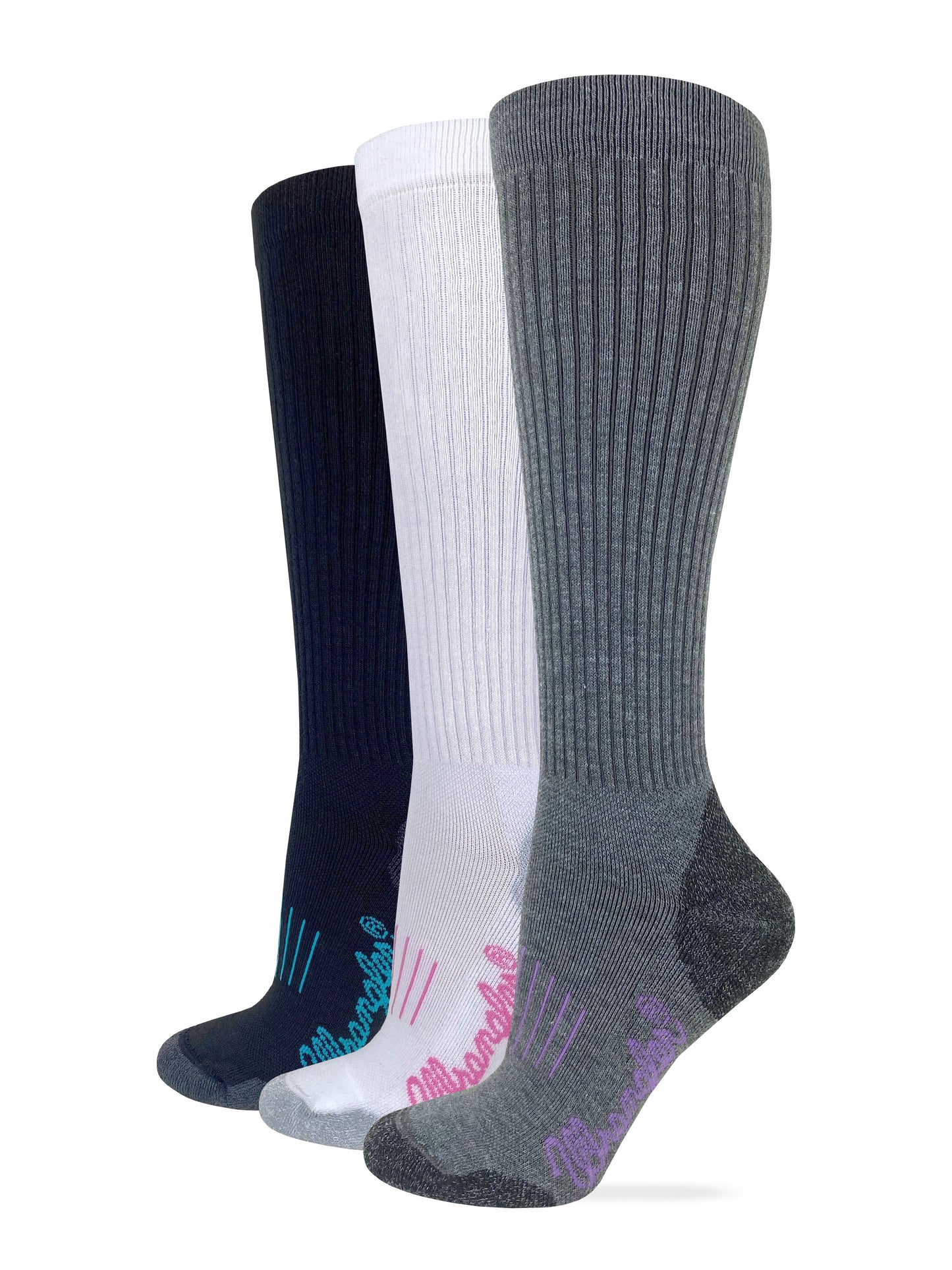Wrangler Ladies Ultra Dri Compression Knee High Socks 3 Pair