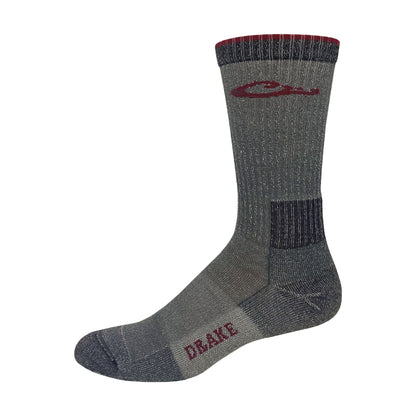 Drake Merino Wool Casual Crew Year Round Wear 1 Pair Pack