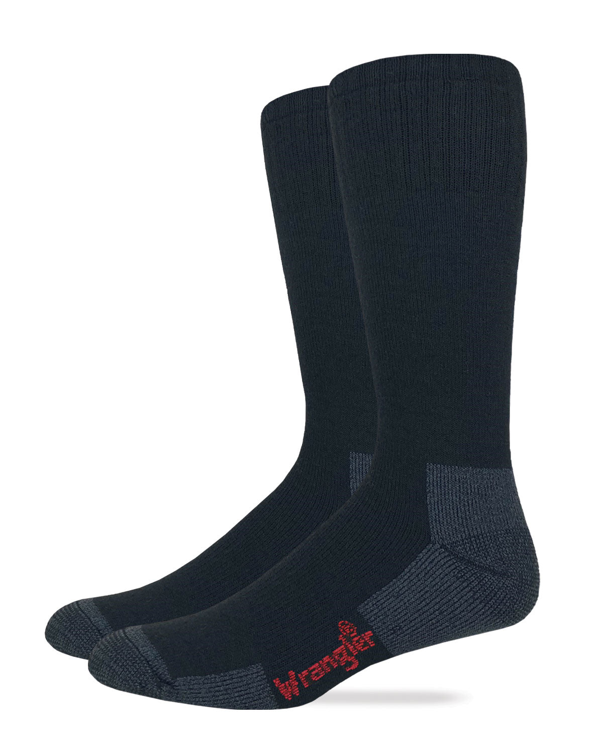 Wrangler Men's Ultra Dri Merino Wool Blend Work Socks 2 Pair