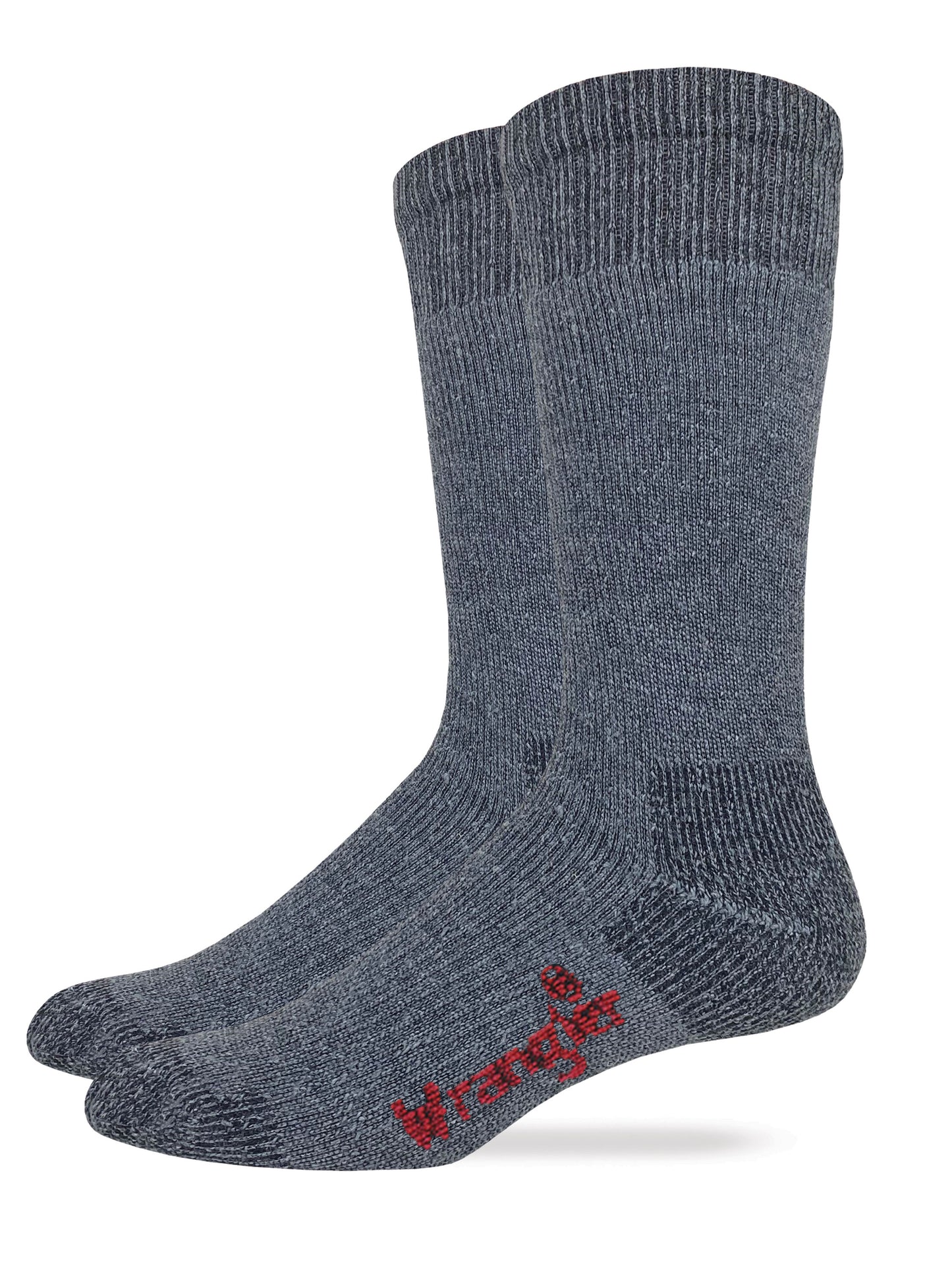 Wrangler Men's Ultra Dri Merino Wool Blend Work Socks 2 Pair