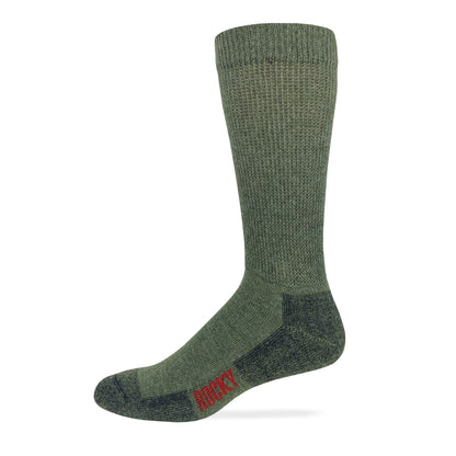 Rocky Mens Non Binding Merino Wool Blend Boot Socks 1 Pair Pack