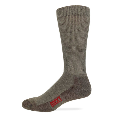 Rocky Mens Non Binding Merino Wool Blend Boot Socks 1 Pair Pack