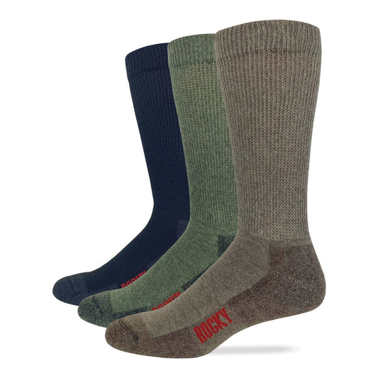 Rocky Mens Non Binding Merino Wool Blend Boot Socks 1 Pair Pack