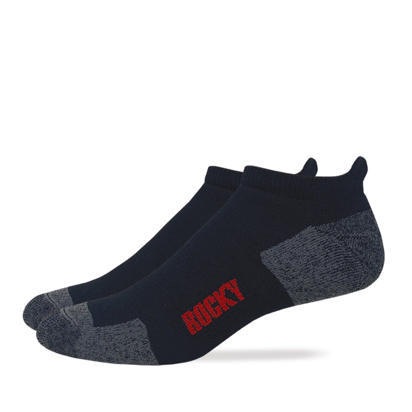 Rocky Mens Ultra Dri Low Cut Heel Tab Socks 2 Pair Pack