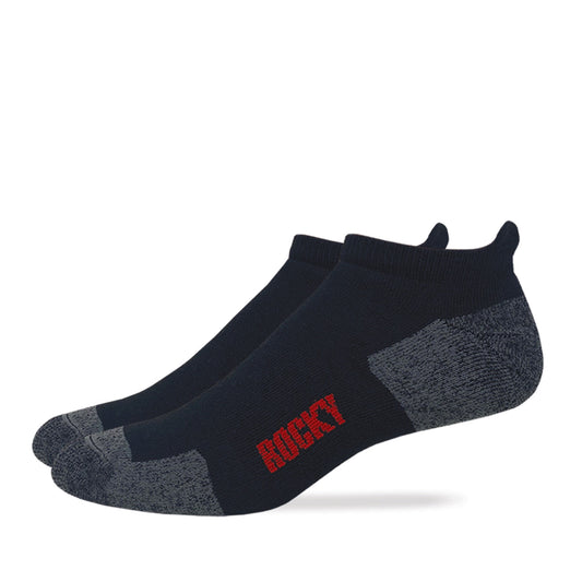 Rocky Mens Ultra Dri Low Cut Heel Tab Socks 2 Pair Pack