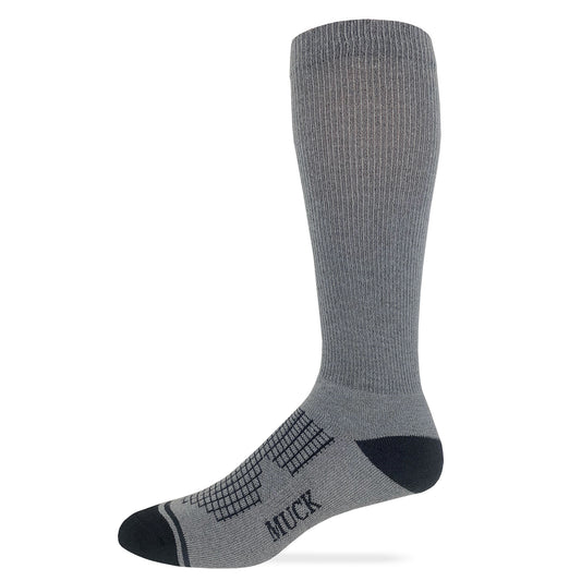 Muck Boot Mens Lightweight Ultra Dri Over the Calf Boot Socks 1 Pair Pack
