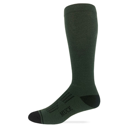 Muck Boot Mens Lightweight Ultra Dri Over the Calf Boot Socks 1 Pair Pack