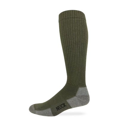 Muck Boot Mens Merino Wool Lightweight Everyday Tall Boot Socks 1 Pair Pack