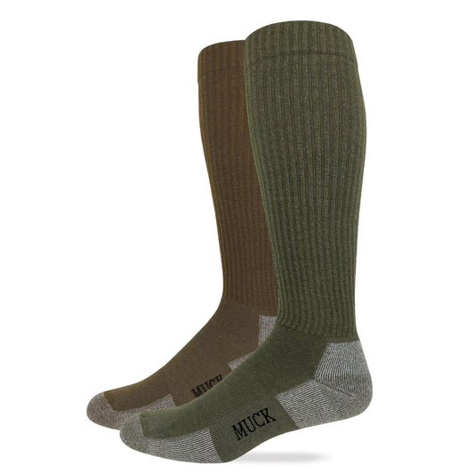 Muck Boot Mens Merino Wool Lightweight Everyday Tall Boot Socks 1 Pair Pack