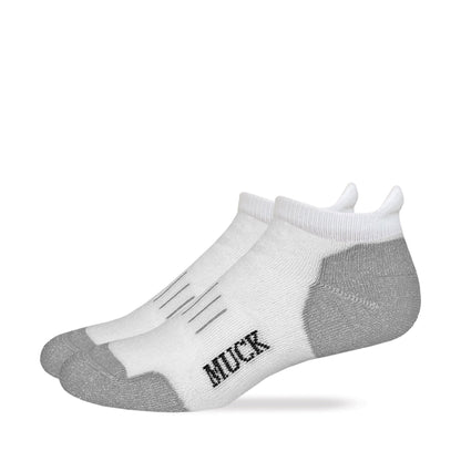Muck Boot Mens Ultra Dri Low Cut Heel Tab Socks 2 Pair Pack