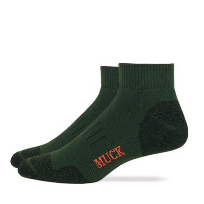 Muck Boot Mens Ultra Dri Full Cushion Quarter Socks 2 Pair Pack