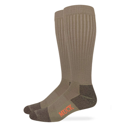 Muck Boot Mens Ultra Dri Year Round Tall Boot Socks 2 Pair Pack