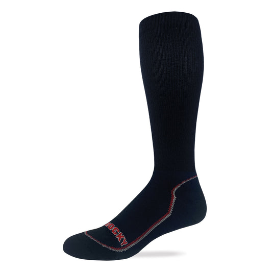 Rocky Mens Lightweight Merino Wool Year Round Tall Boot Socks 1 Pair Pack