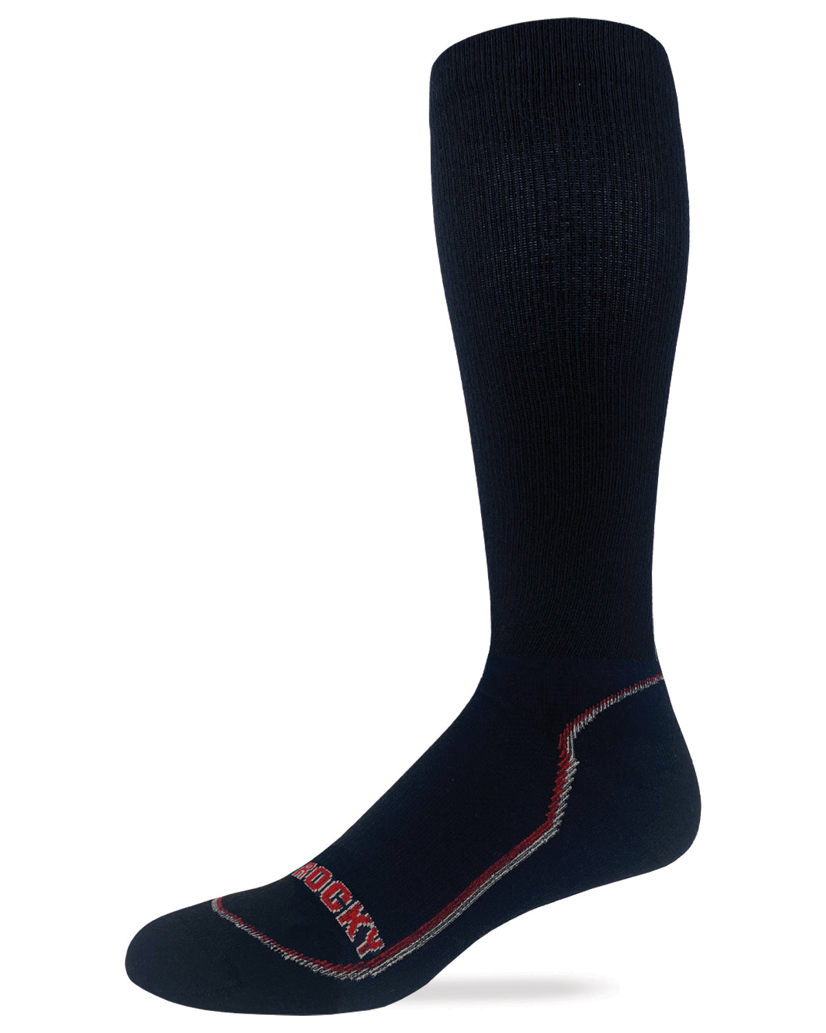 Rocky Mens Lightweight Merino Wool Year Round Tall Boot Socks 1 Pair Pack