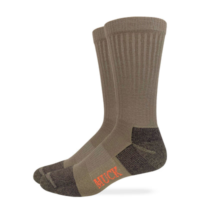 Muck Boot Mens Ultra Dri Year Round Crew Boot Socks 2 Pair Pack