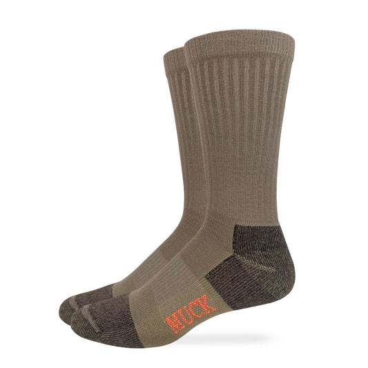Muck Boot Mens Ultra Dri Year Round Crew Boot Socks 2 Pair Pack