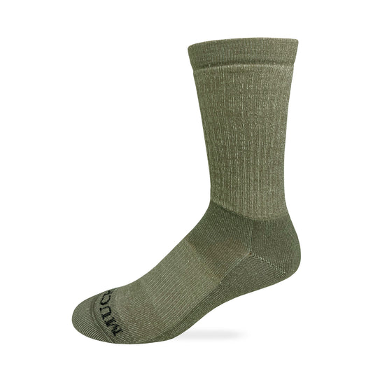 Muck Boot Mens Merino Wool Year Round Full Cushion Crew Boot Socks 1 Pair Pack