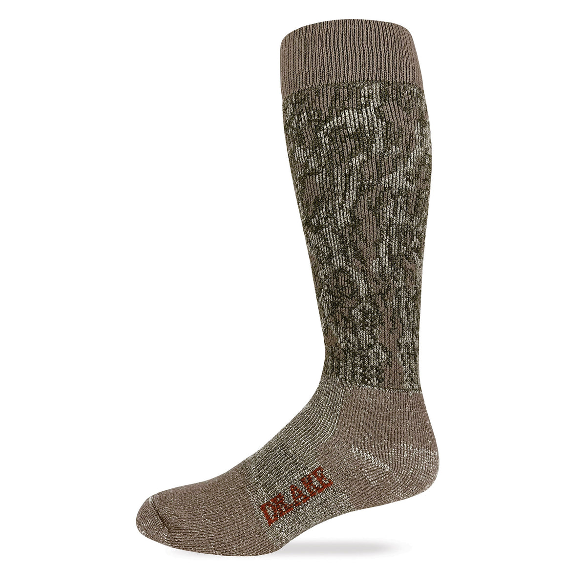 Drake Mossy Oak Bottomland Camo Merino Wool Tall Boot Sock 1 Pair Pack