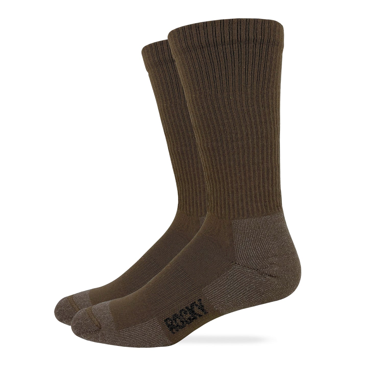 ROCKY Mens Merino Wool Year Round Military Crew Socks 1 Pair Pack