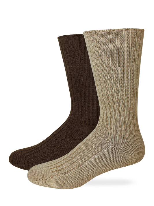 Georgia Boot Men's Merino Wool Rib Crew Socks 1 Pair