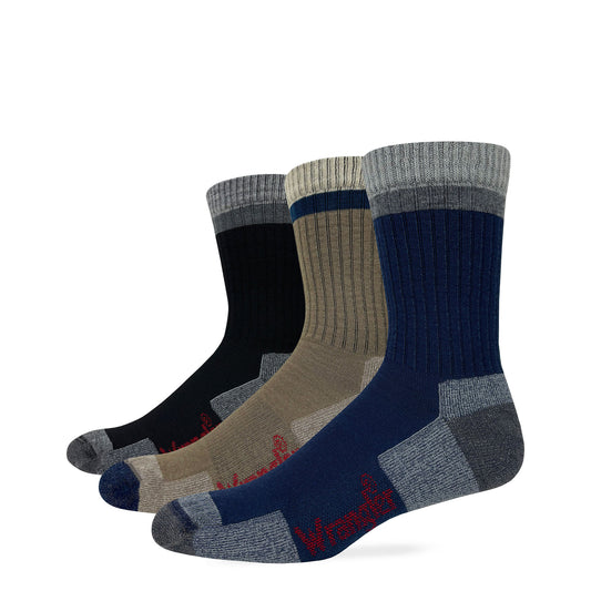 Wrangler Mens Merino Wool Outdoor Mini Crew Socks 1 Pair Pack
