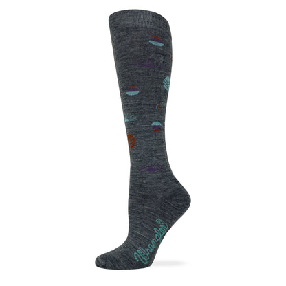 Wrangler Ladies Merino Wool Sunset Pattern Knee High Socks 1 Pair